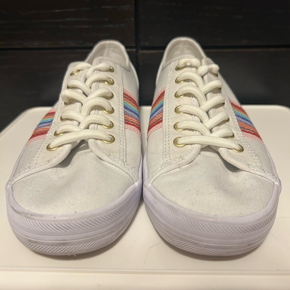 Keds Classic White Canvas Sneakers - Picture 10 of 11